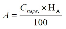 Ежегодная сумма амортизационных отчислений (формула)